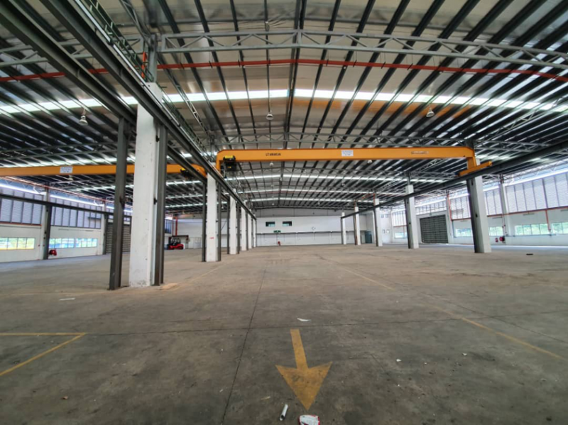 KULAI FOR RENT @ SINGLE STOREY DETACHED FACTORY C/W MEZZ FLOOR